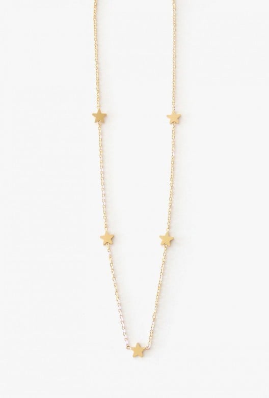 Add to your accessory collection with this dainty Seoul Little Five Star Choker ($48).