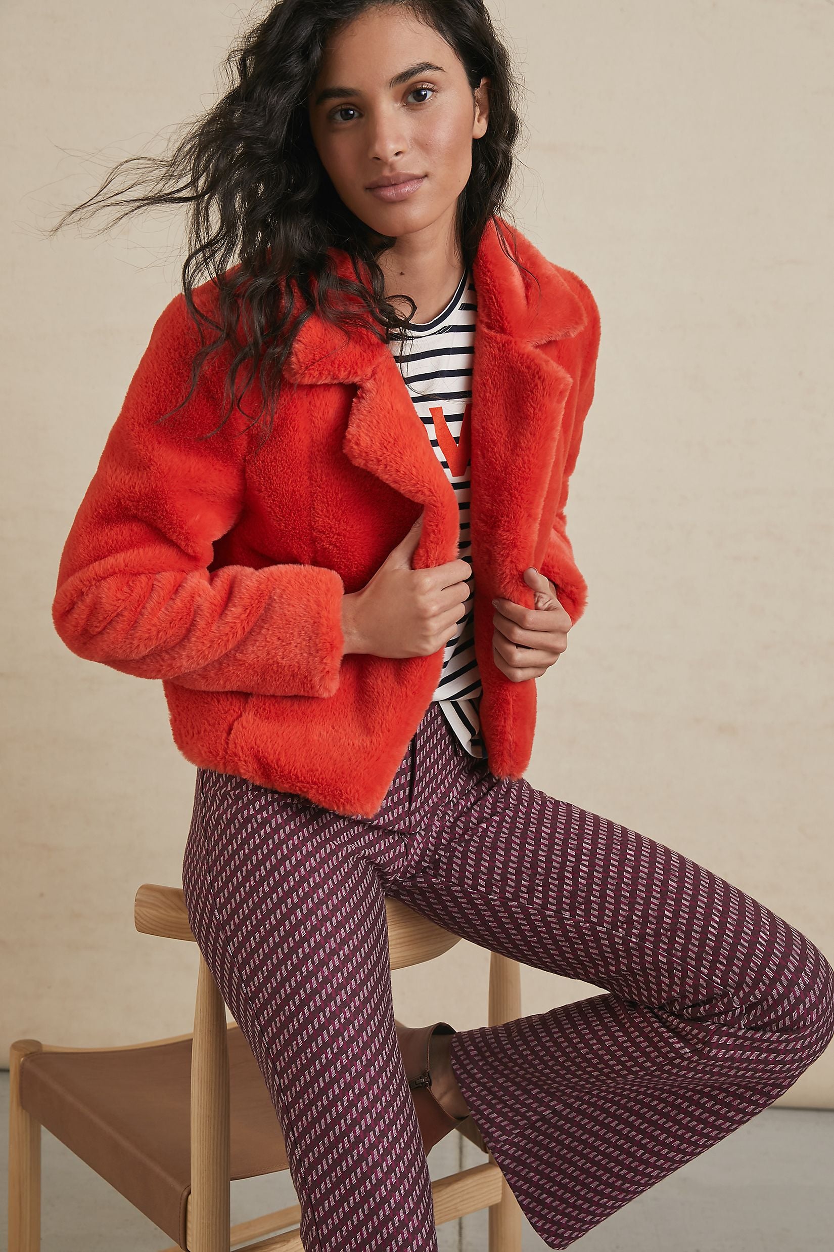 BLANKNYC Paulina Faux Fur Jacket Selena Gomez s Cosy Outfit Is