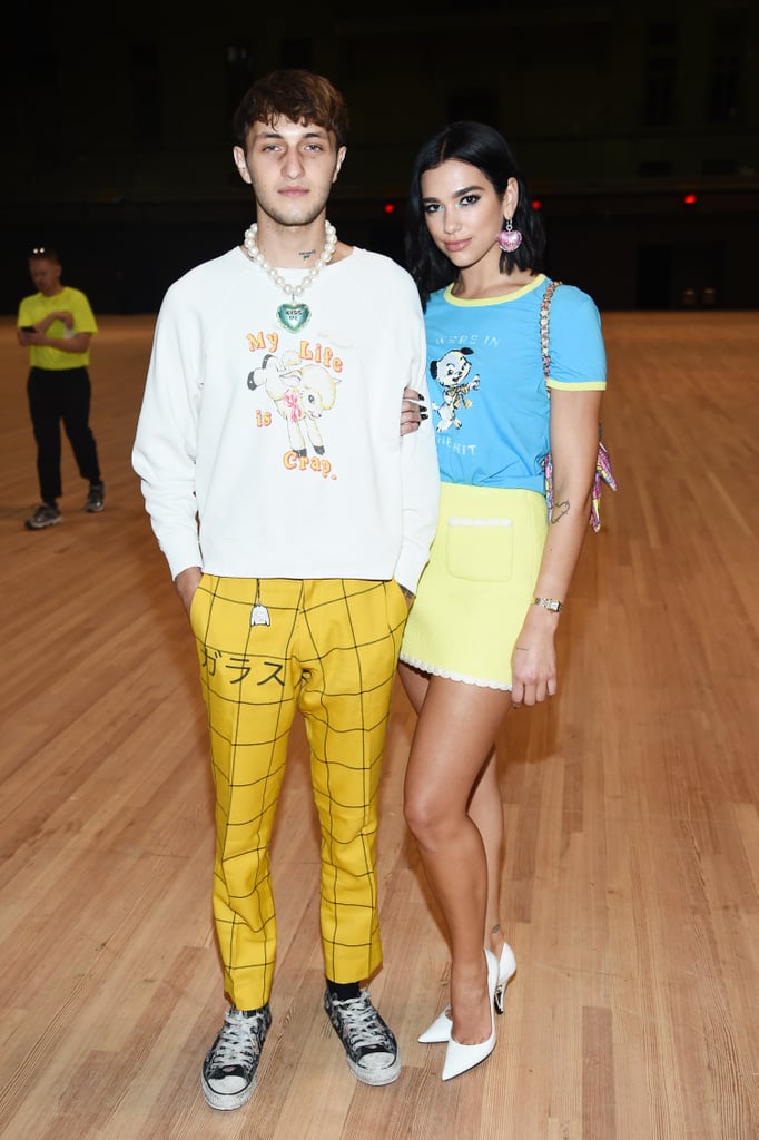 Photos of Dua Lipa and Anwar Hadid at New York Fashion ...