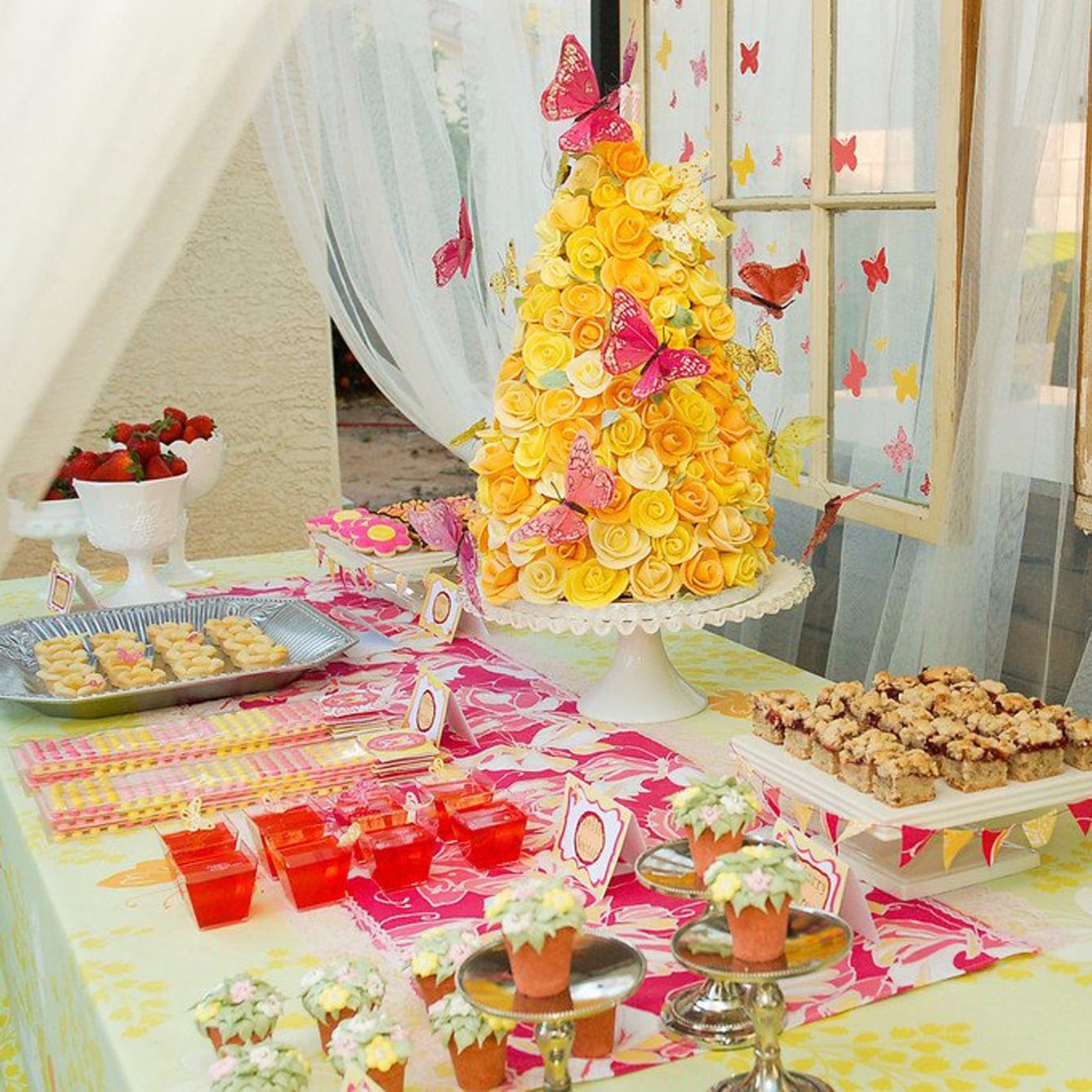 Butterfly Garden Birthday Party Popsugar Family