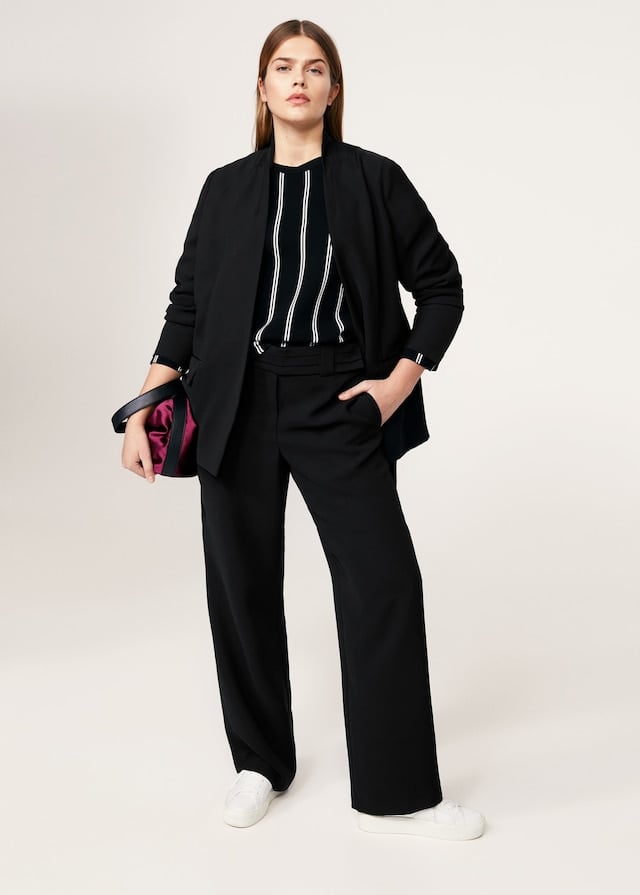 Mango Unstructured Flowy Suit