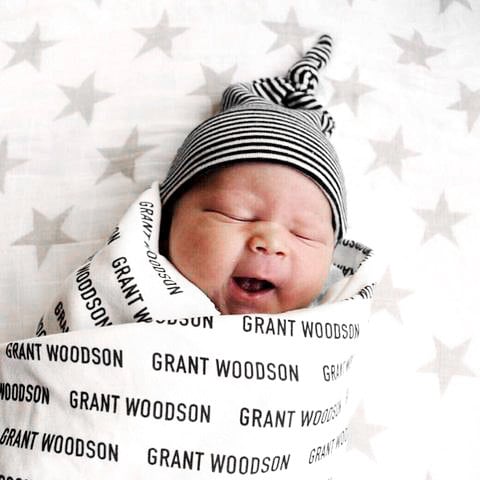 Name Swaddle Blanket