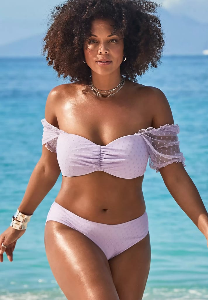 GabiFresh x Swimsuits For All Cup Sized Off The Shoulder Bikini Set