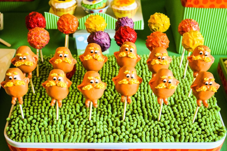 Lorax Cake Pops