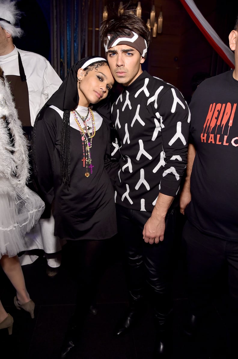 Zoë Kravitz as a Nun and Joe Jonas as Derek Zoolander