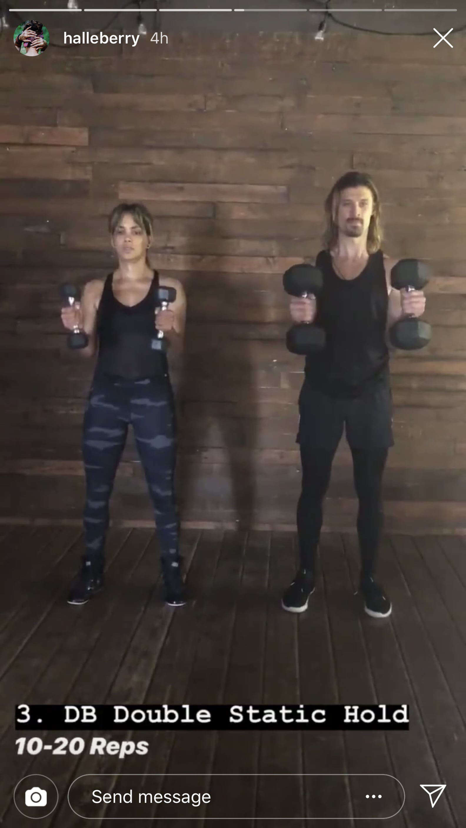 Halle Berry's 5 Exercises For Toned Arms POPSUGAR Fitness