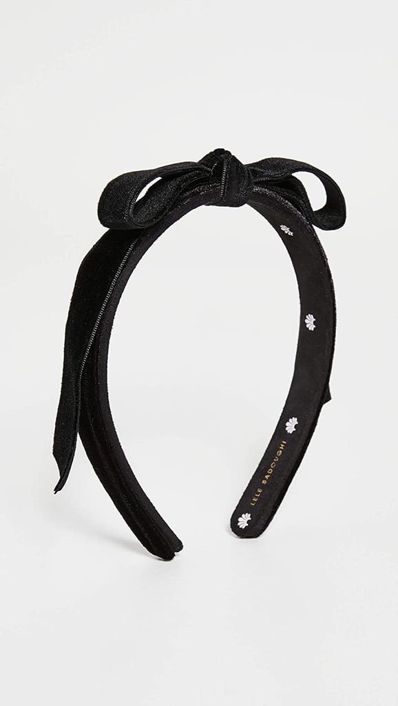 A Fun Hair Accessory: Lele Sadoughi Bardot Ribbon Slim Headband