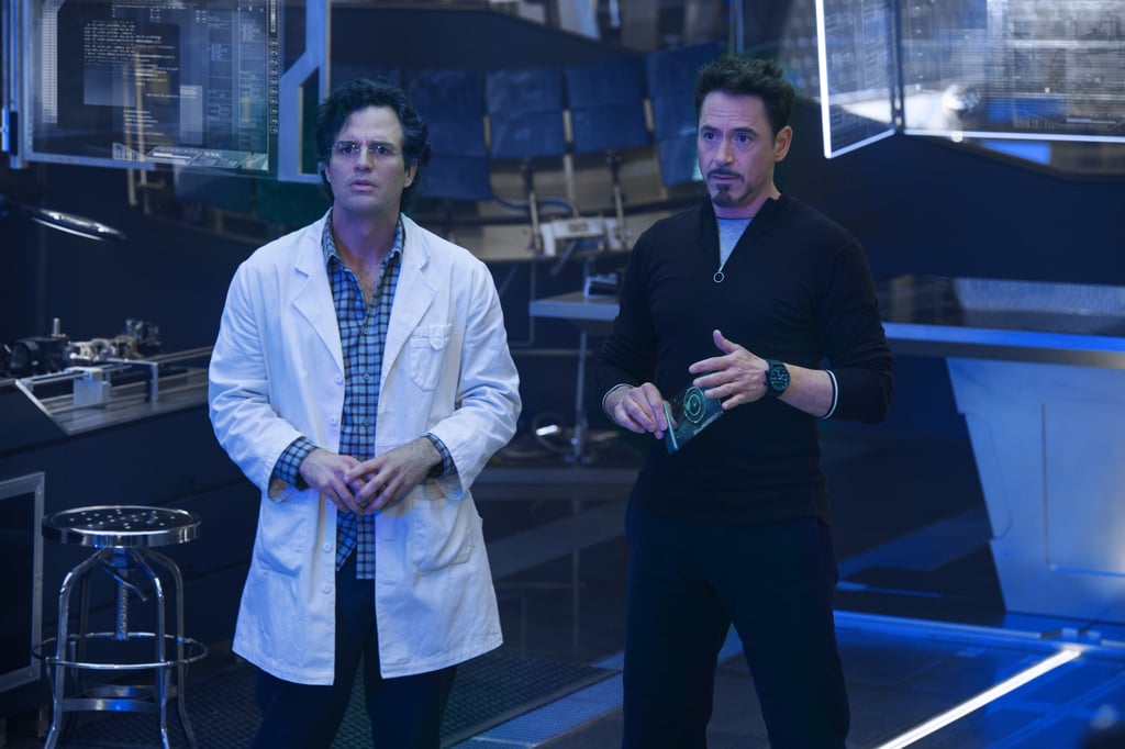 Bruce Banner (Mark Ruffalo) balances his emotions while meeting with Tony.