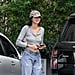 Kendall Jenner Wearing Camo Baseball Hat