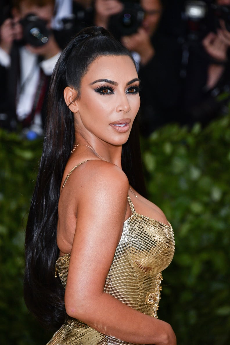 Kim Kardashian's Hair and Makeup at the 2018 Met Gala