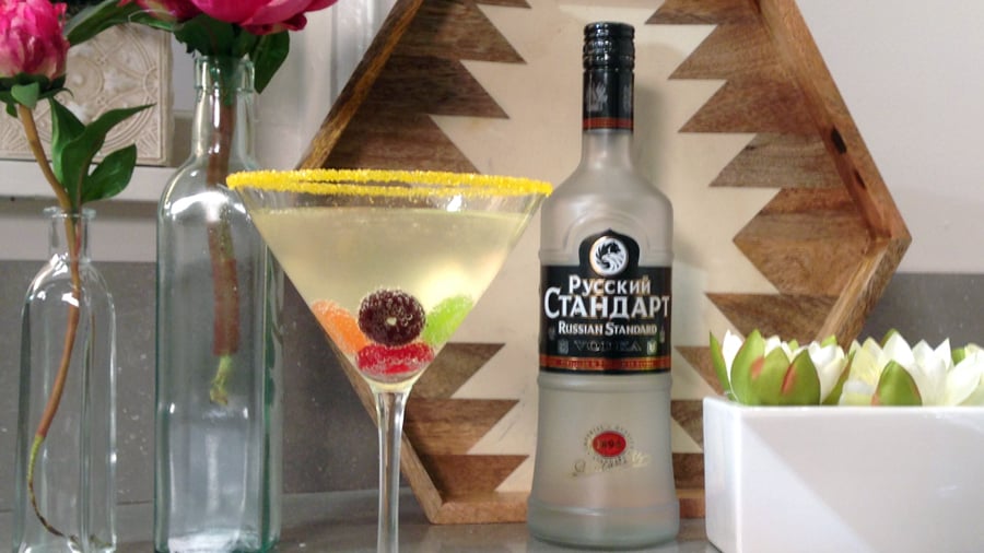Get Excited For Sochi With an Olympic-Rings Cocktail