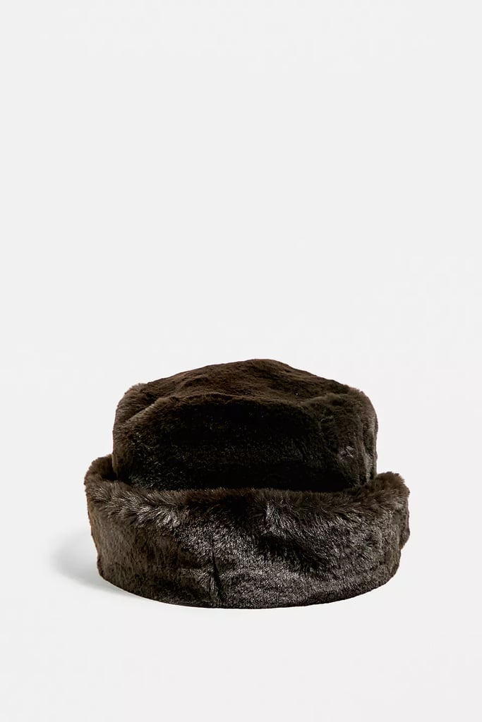 Urban Outfitters Faux Fur Chunky Brim Hat