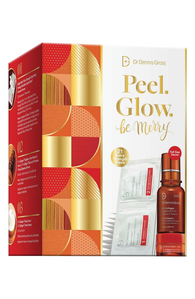 Dr. Dennis Gross Skincare Peel. Glow. Be Merry Set