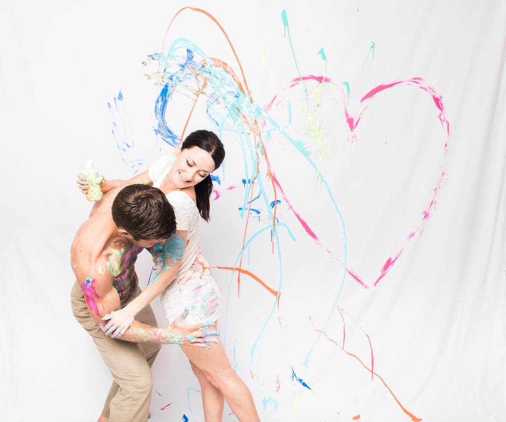 Painting Engagement Photos