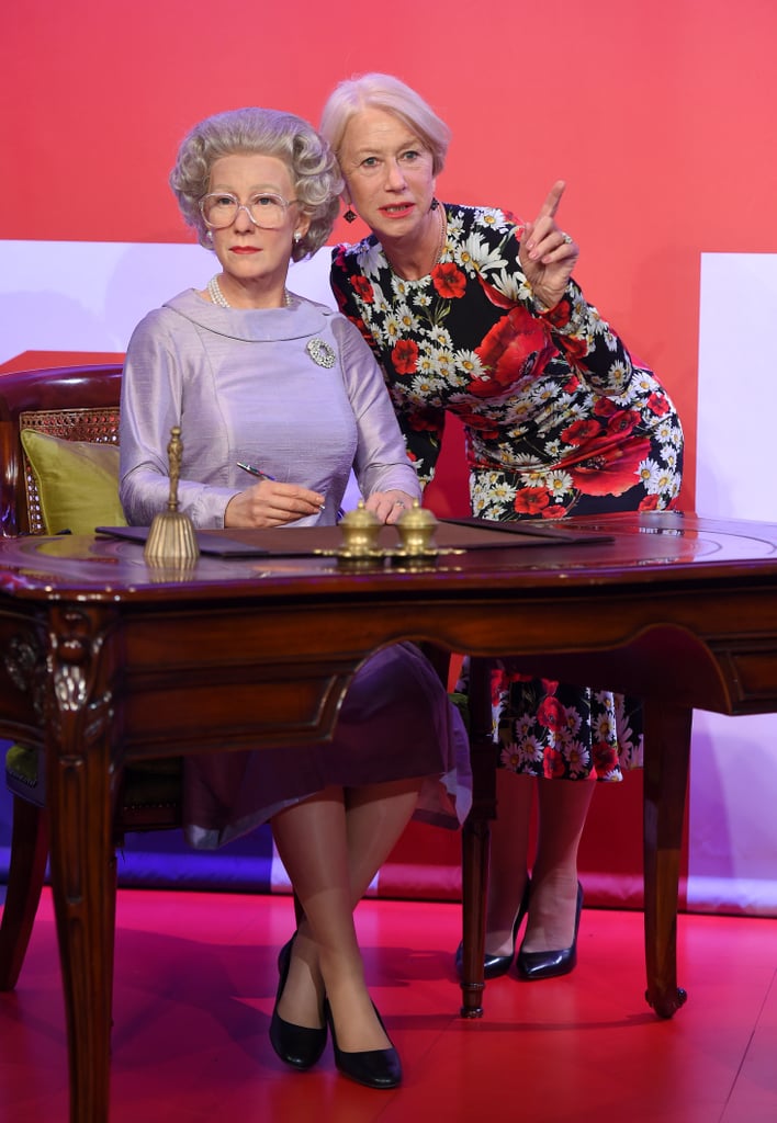 Helen Mirren Meets Wax Figures