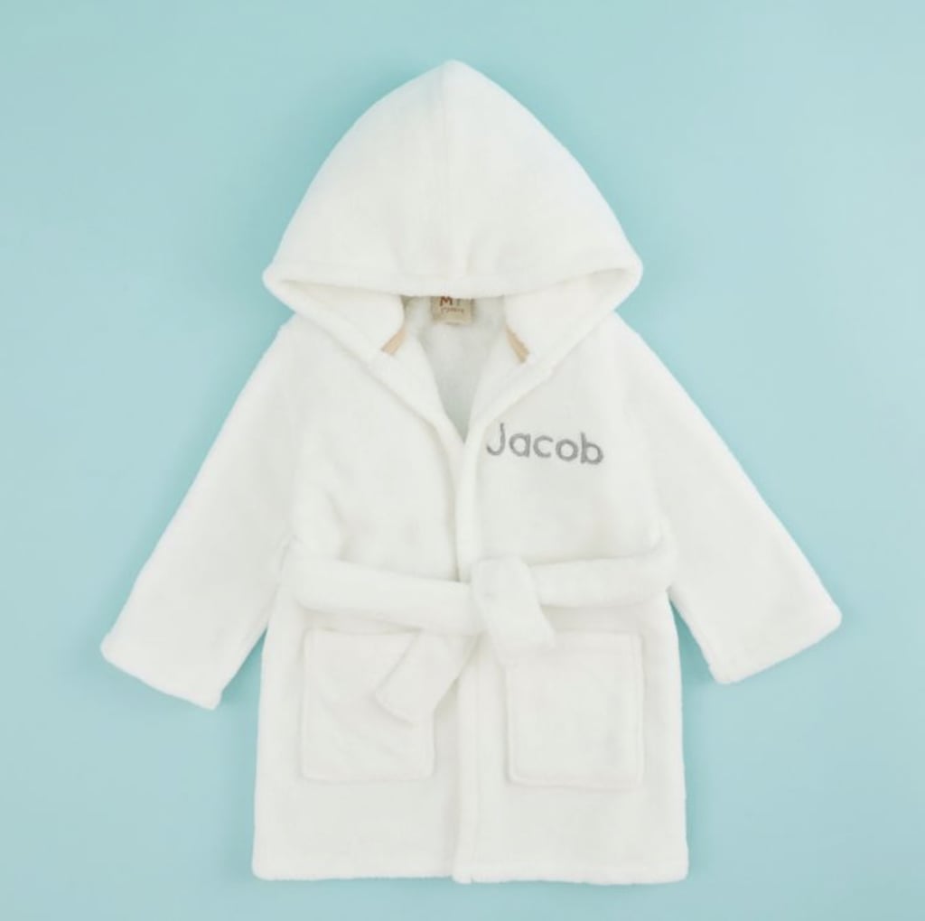 A Personalized Robe For Kids: My 1st Years Personalized Ivory Hooded Robe