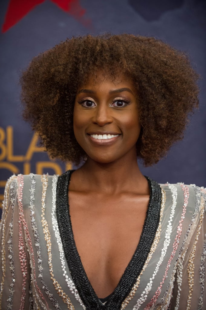 Issa Rae's Silver Glam Eye Makeup