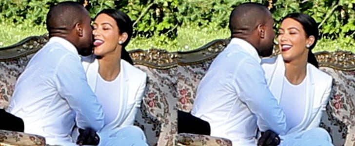 Kim and Kanye Attend a Wedding in Prague During Honeymoon