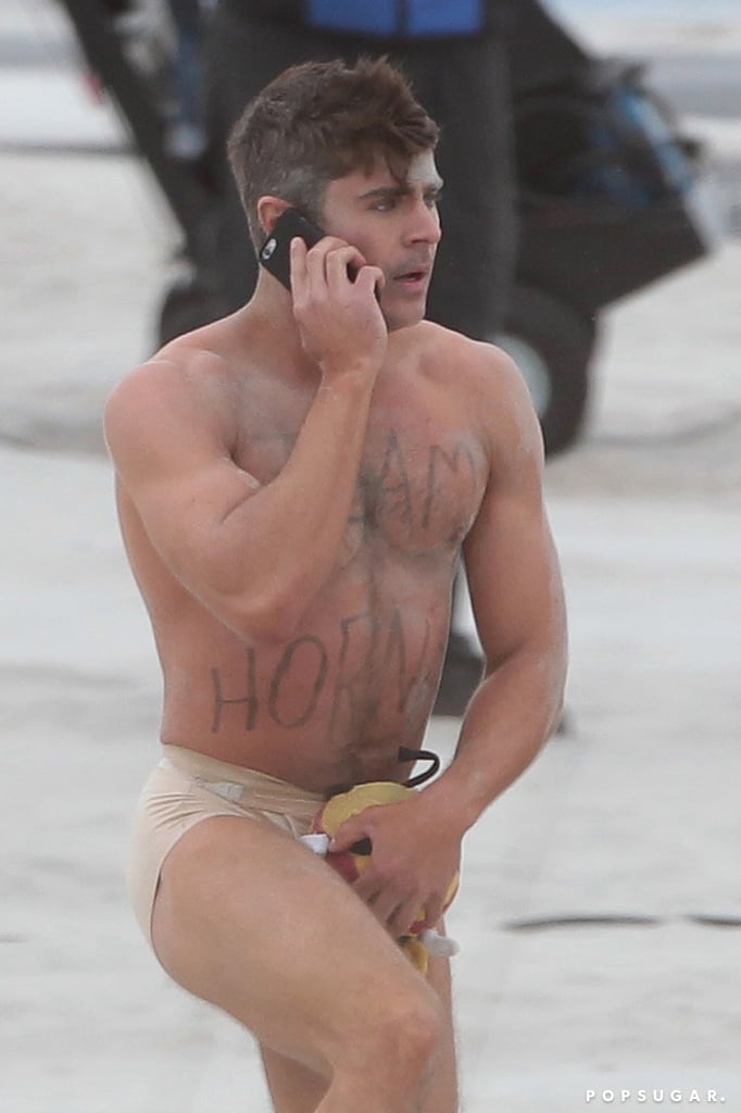 Zac Efron in His Underwear on the Set of Dirty Grandpa