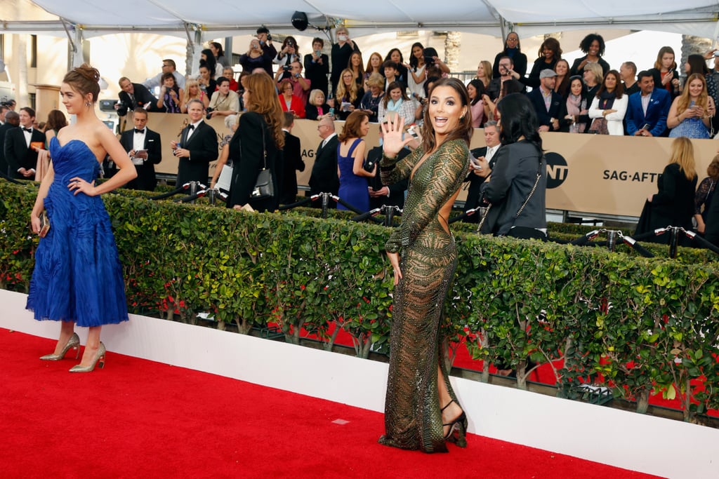 Eva Longoria's Dress at the SAG Awards Red Carpet 2016