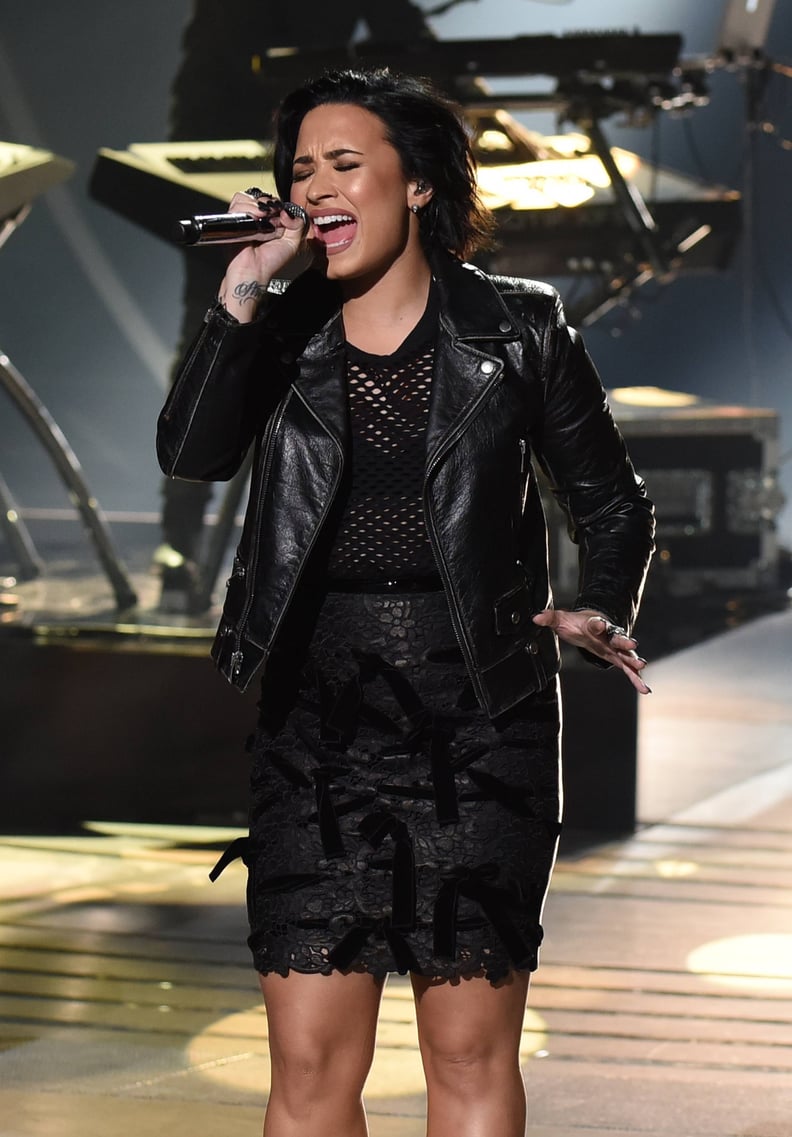 Demi on Stage