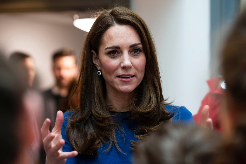 Kate Middleton Blue Jenny Packham Dress in Northern Ireland