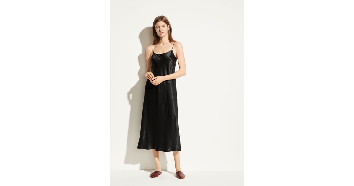 Vince Satin Slip Dress | How to Be a Minimalist With Your Wardrobe For
