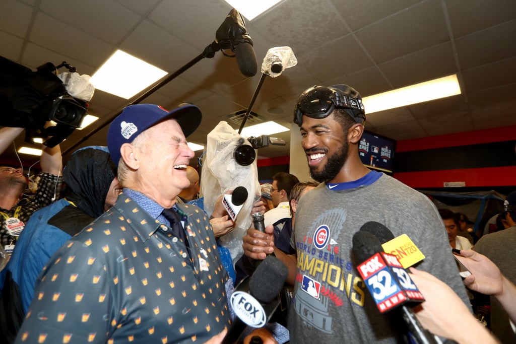 Bill Murray's Reaction to Cubs Winning World Series