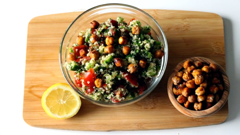 Crispy Chickpea and Quinoa Tabbouleh Salad