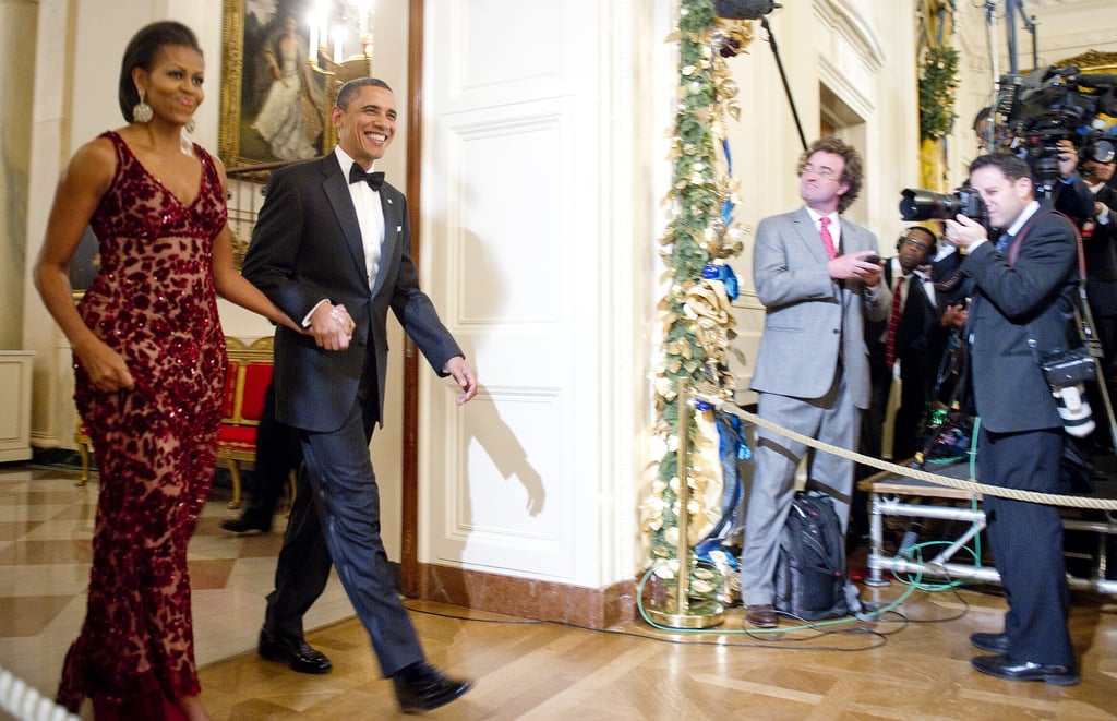 Wearing Naeem Khan at the Kennedy Center Honorees Reception in 2010.