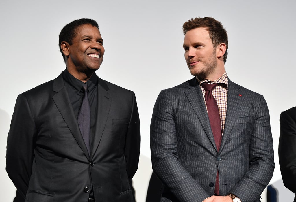 Chris Pratt and Denzel Washington at TIFF 2016