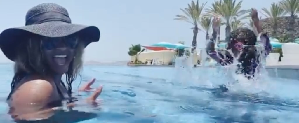 Video of Ciara Teaching Her Kids How to Swim