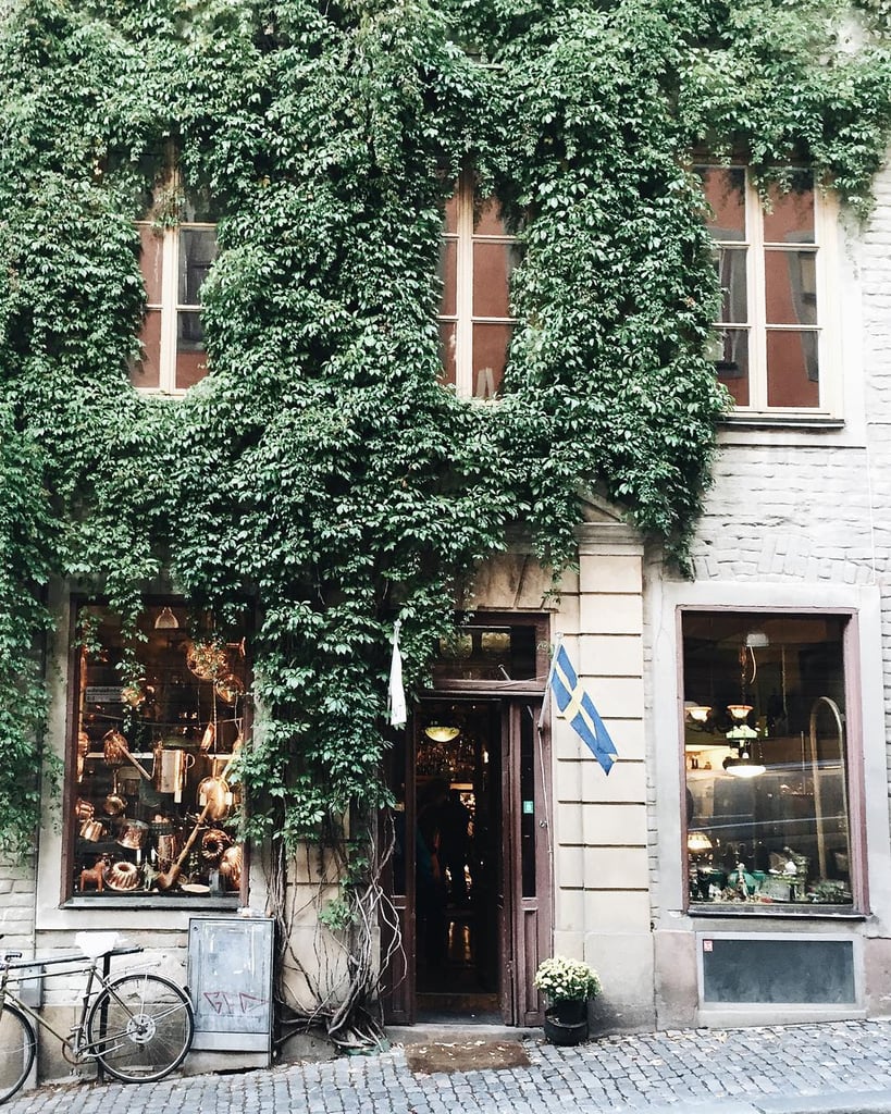 "Incredible antique store in Galma Stan (on the corner of Storkyrkobrinken and Prästgatan)."