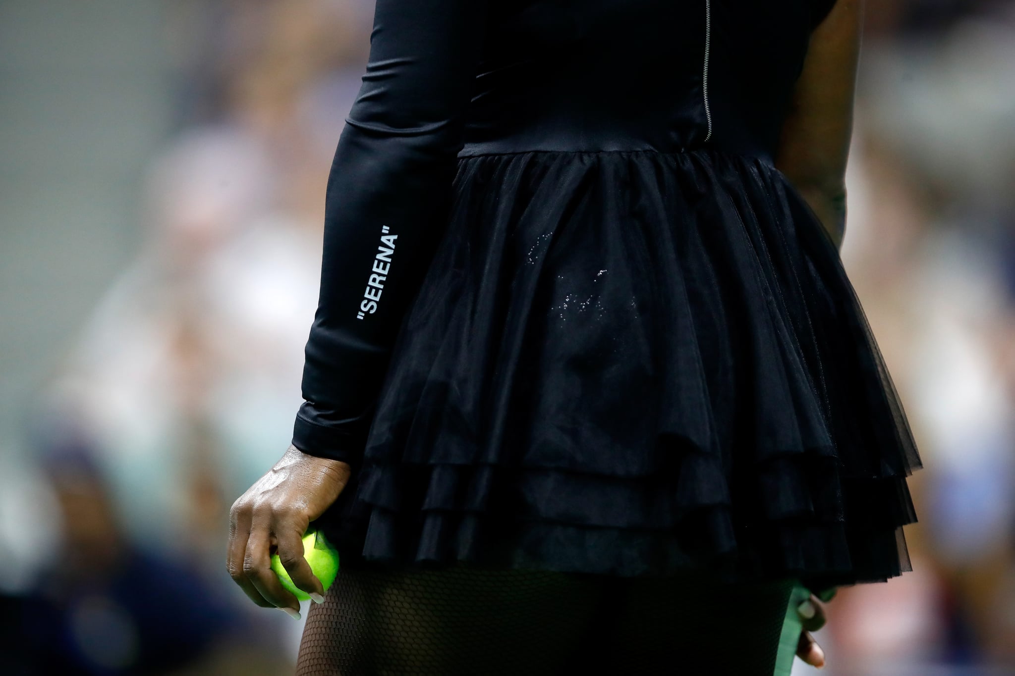 Long skirt outfit on sale us open 2018