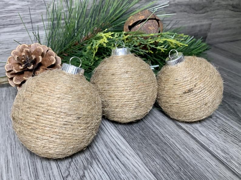 Jute Tree Ornaments