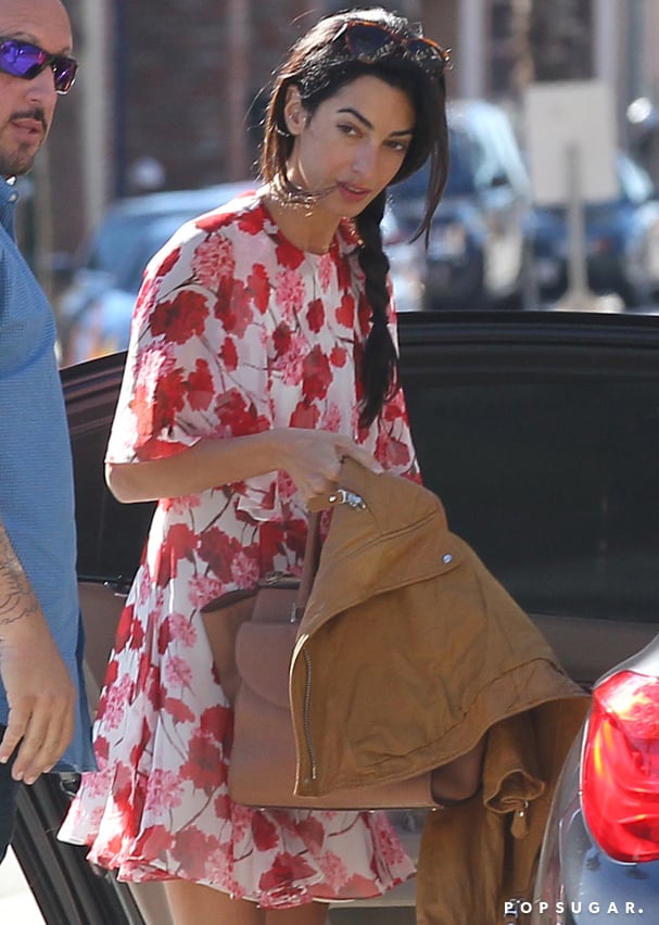 Amal Alamuddin Running Errands in LA January 2015