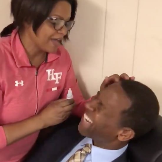 Mom Tries to Get Eye Drops in Husband's Eye