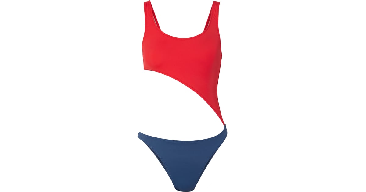 Solid and Striped The Jourdan Cutout Swimsuit | Gabrielle Union's Solid ...