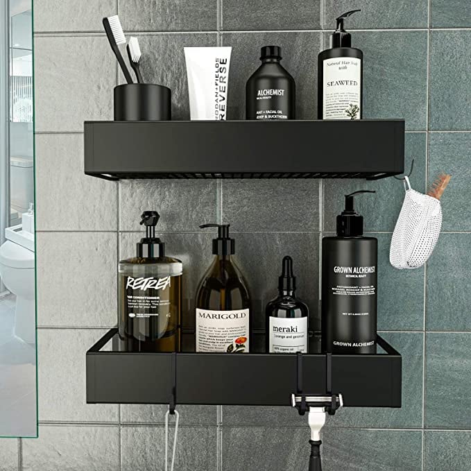 Roseyat Wall Mounted Stainless Steel Shower Caddy Basket Shelf The