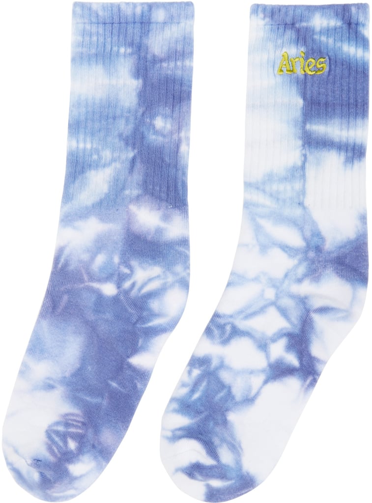 Aries Purple Tie-Dye Socks