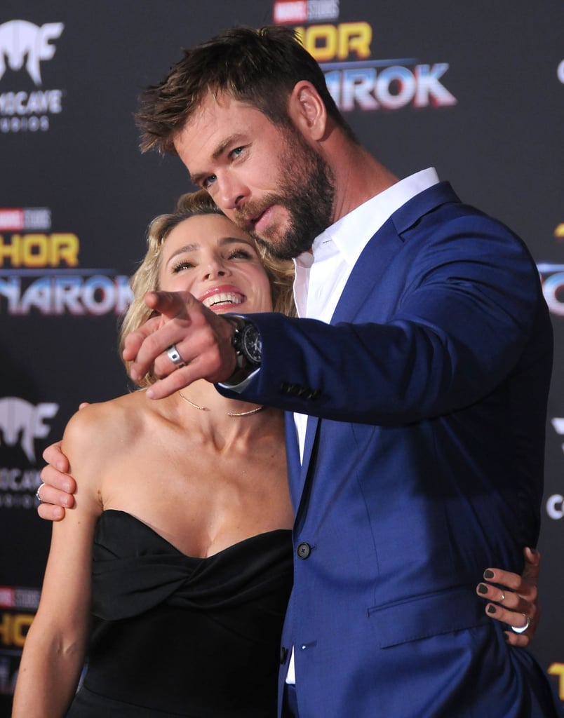 Cute Pictures of Chris Hemsworth and Elsa Pataky