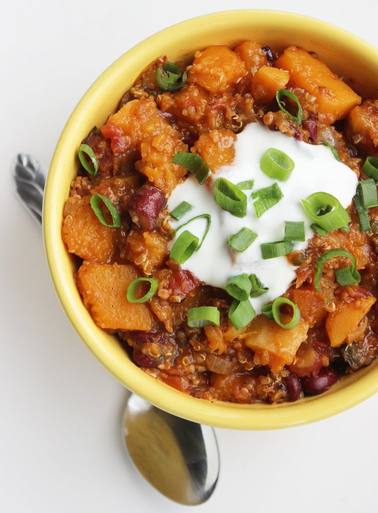 Dinner: Butternut Squash and Quinoa Chili