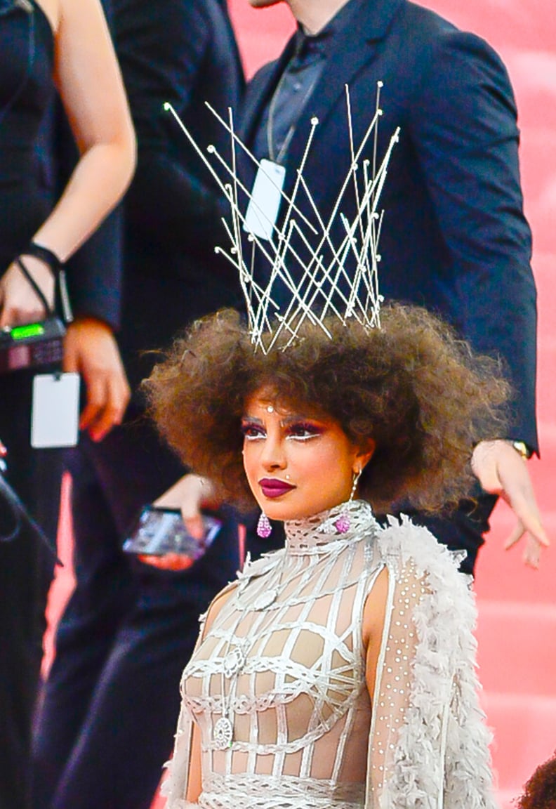 Priyanka Chopra Hair and Makeup at The Met Gala 2019