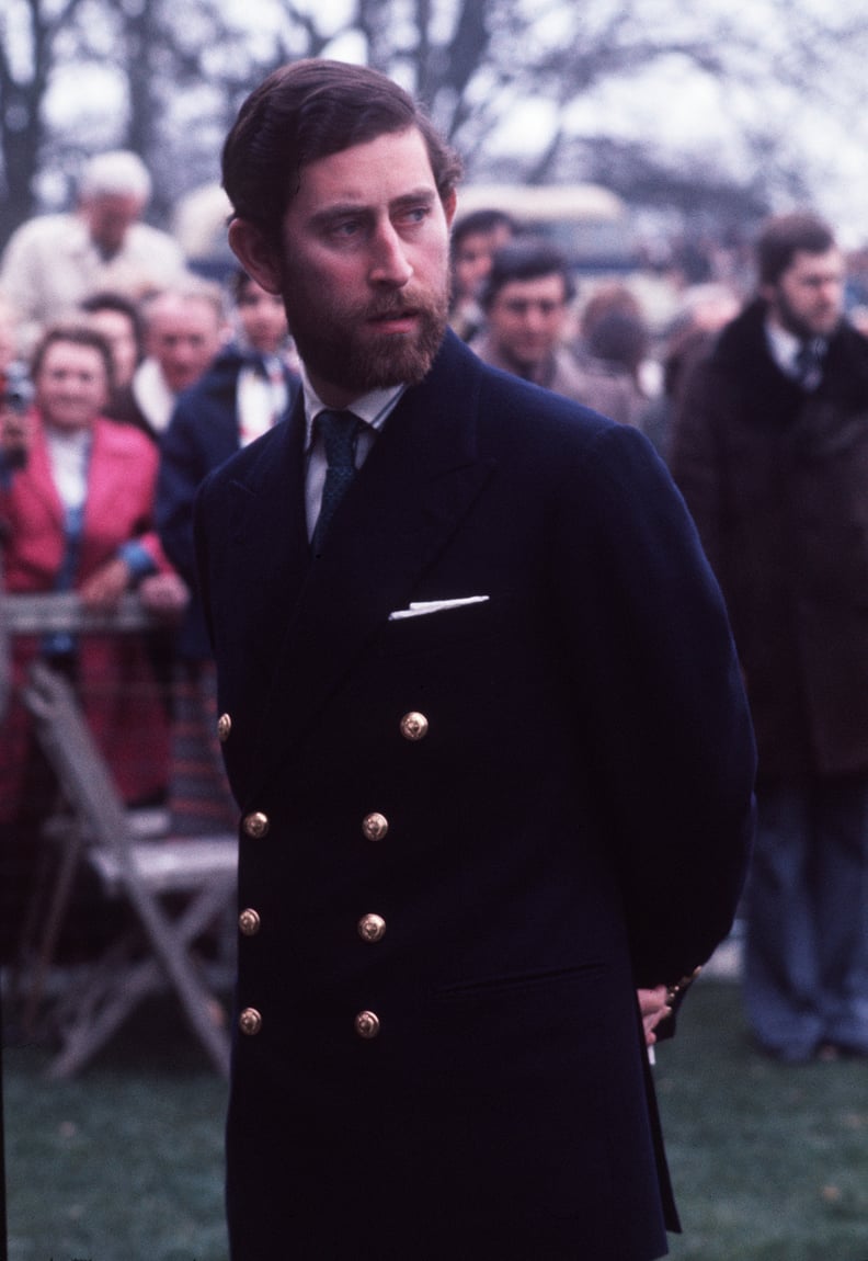 Charles Looked Especially Dapper With His Facial Scruff and Suit