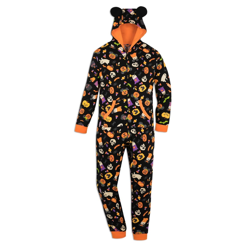 For Cosy Nights In: Mickey Mouse Pumpkin Halloween One-Piece Pajama for Adults