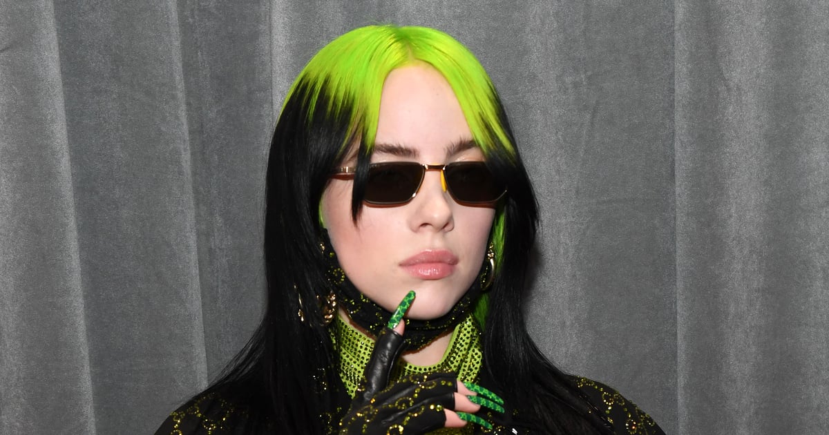 Billie Eilish Gucci Nail Art at the Grammys 2020