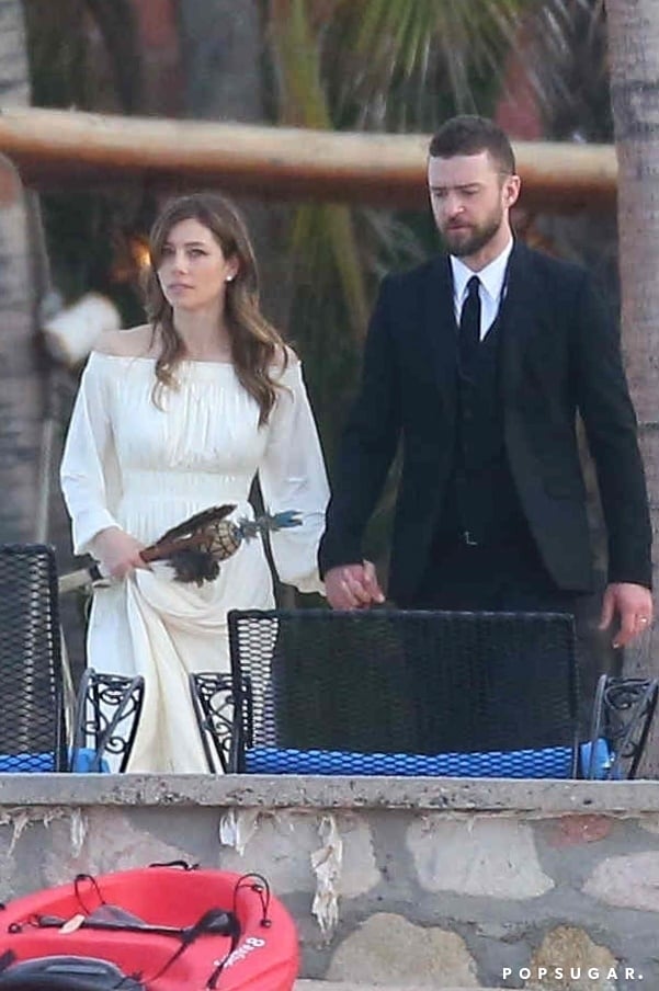 Justin Timberlake and Jessica Biel at Her Brother's Wedding