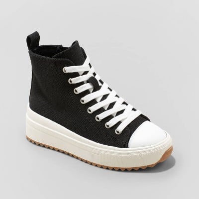 Target Blakely High Top Lace-Up Zipper Sneakers