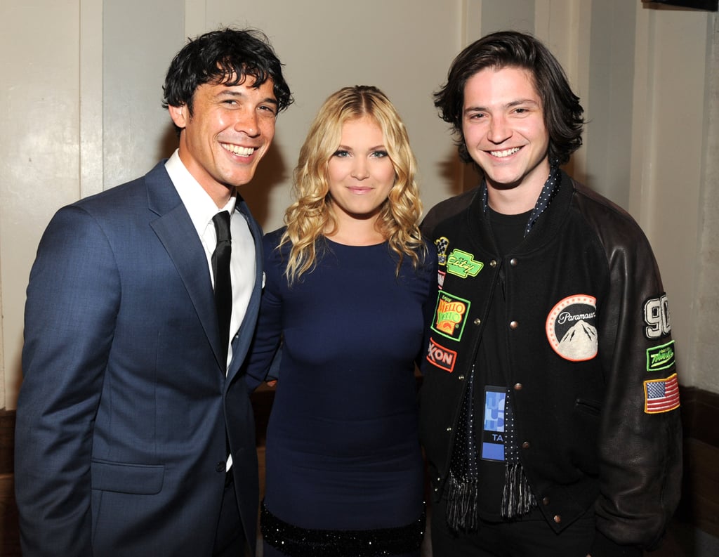 Pictured: Bob Morley, Eliza Taylor, and Thomas McDonell.