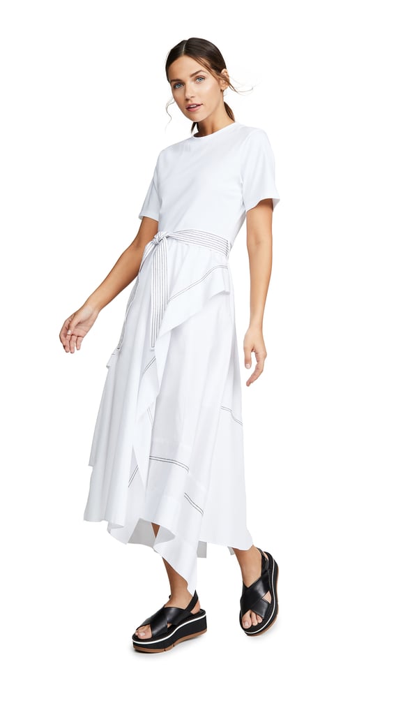 3.1 Phillip Lim T-Shirt Combo Poplin Dress